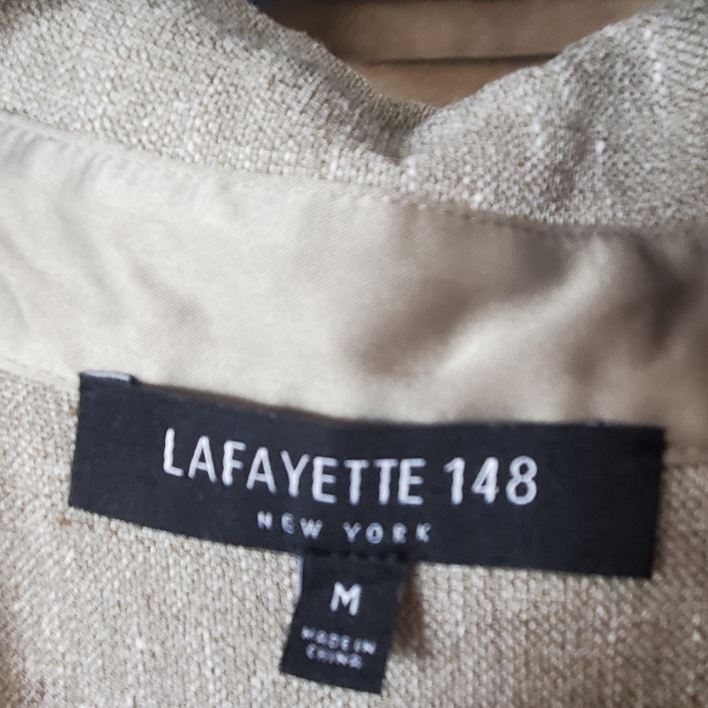Lafayette 148 New York Beige Midi Dress - Picture 10 of 10